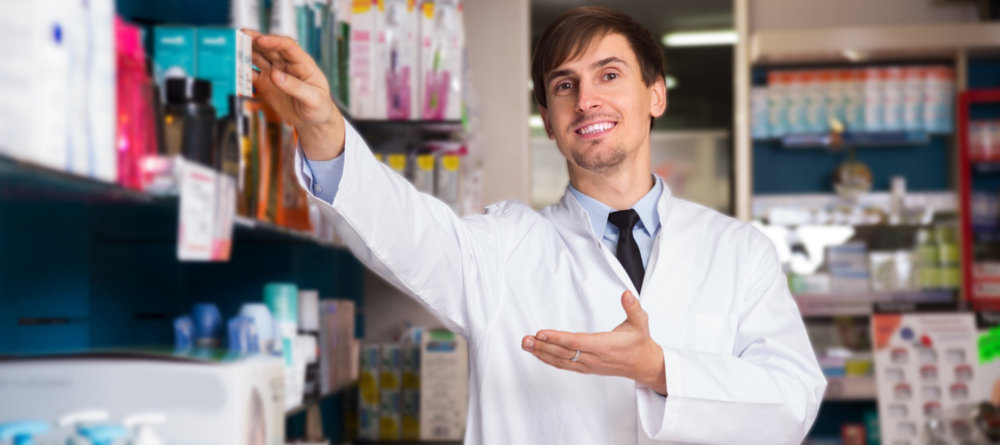 pharmacist smiling