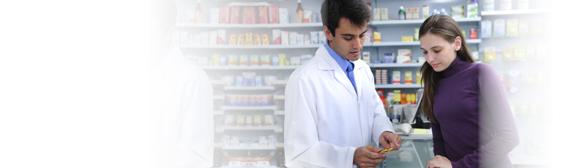 pharmacist and patient